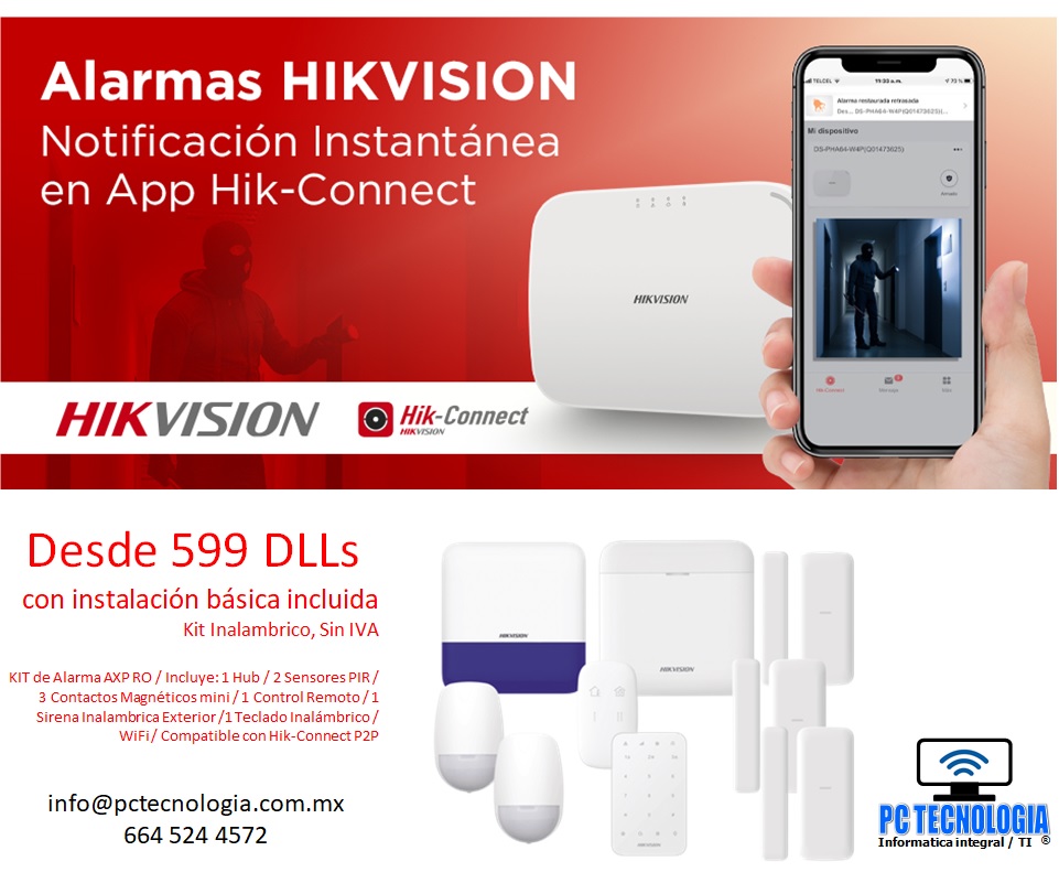PC TECNOLOGIA ALARMA KIT